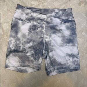 Avia Women's Blue Tie-Dye Athletic Shorts